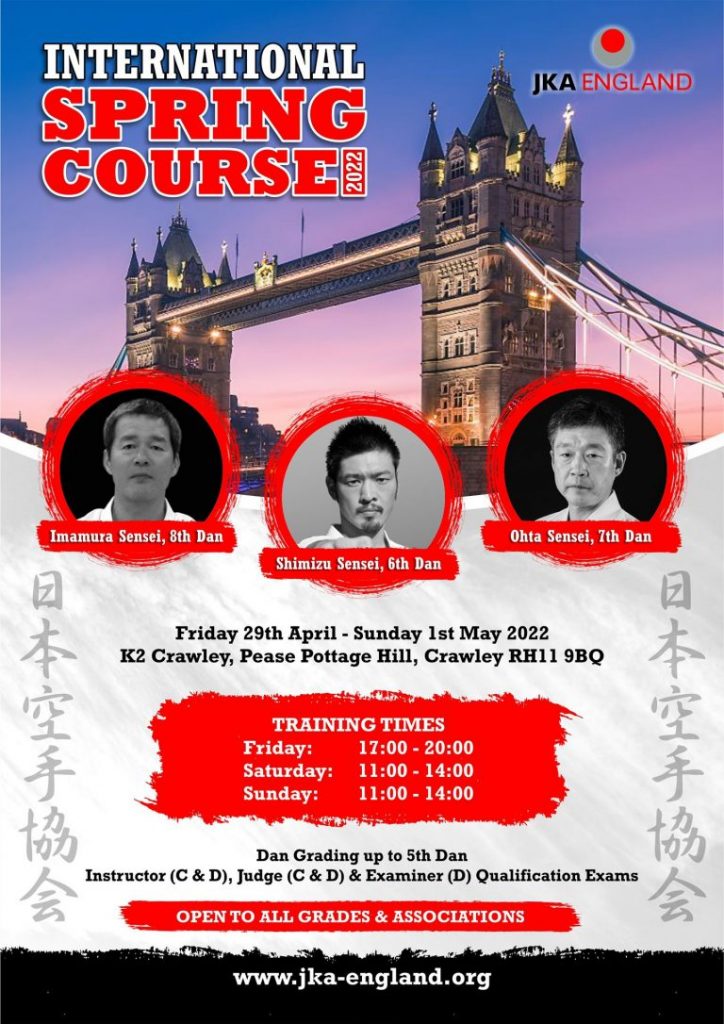 JKA England Spring Course